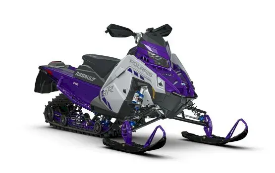 Black Polaris SWITCHBACK ASSAULT crossover snowmobile