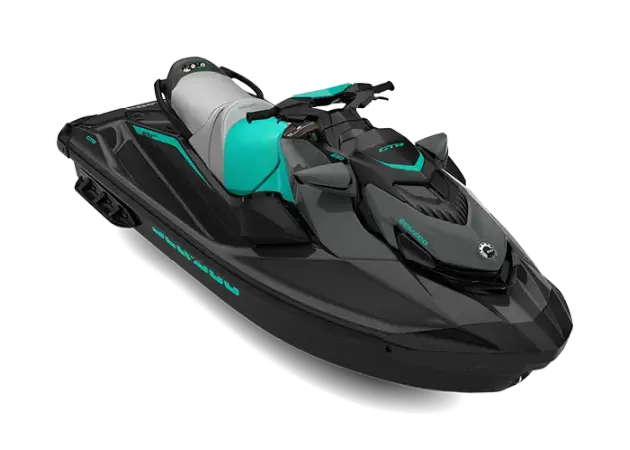 Sea-Doo GTR performance watercraft in neon green and black