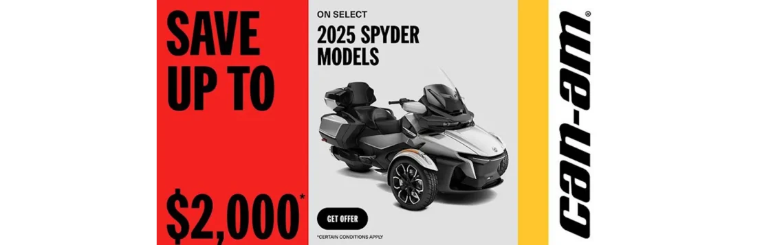 Can-Am_Save up to $2,000 on 2025 Spyder models