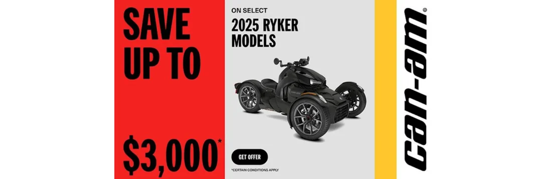 Can-Am_Save up to $3,000 on 2025 Ryker models