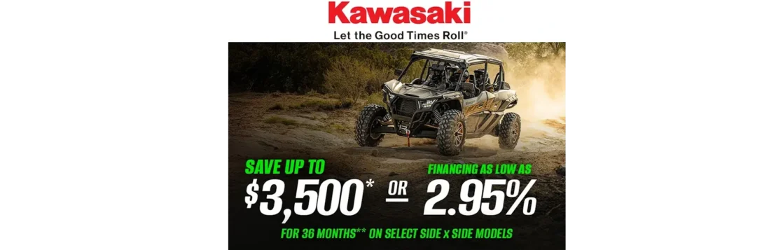 Kawasaki - Save Up To $3,500