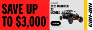 Read more about the article Save up to $4,000 or 0% for 60 months + 75% off on audio roof on select 2025 Commander models