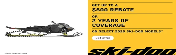 Read more about the article Ski-Doo – Get up to $500 or 2 years of coverage on select 2026 Ski-Doo models