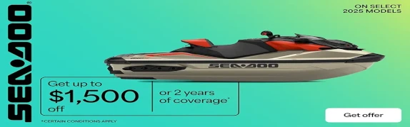 Read more about the article Sea-Doo – Get up to $1,500 off or 2 years of coverage on select 2025 models