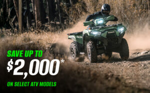 Read more about the article Kawasaki Save Up To $2,000* on Select ATV Models