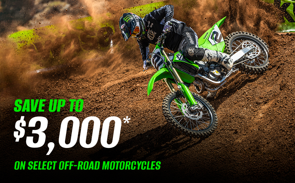 Read more about the article Kawasaki Save Up To $3,000* on Select Off-Road Motorcycles