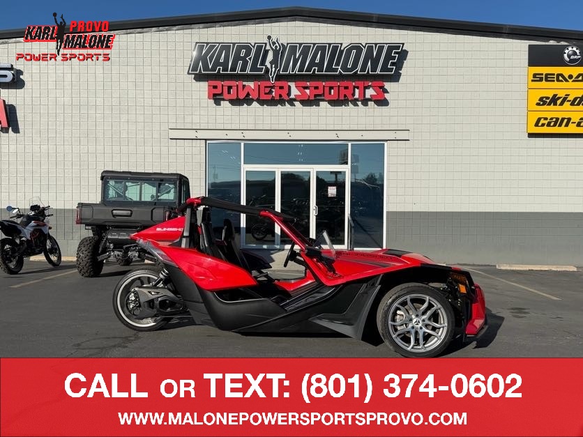 2021 POLARIS SLINGSHOT SL AUTODRIVE, CAL, RED PEARL MOTORCYCLE